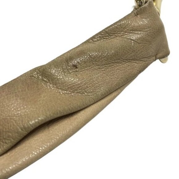 YvesSaintLaurent rivegauche (YSL) St-Tropez 122245 Beige Leather Shoulder Bag - Picture 14 of 15